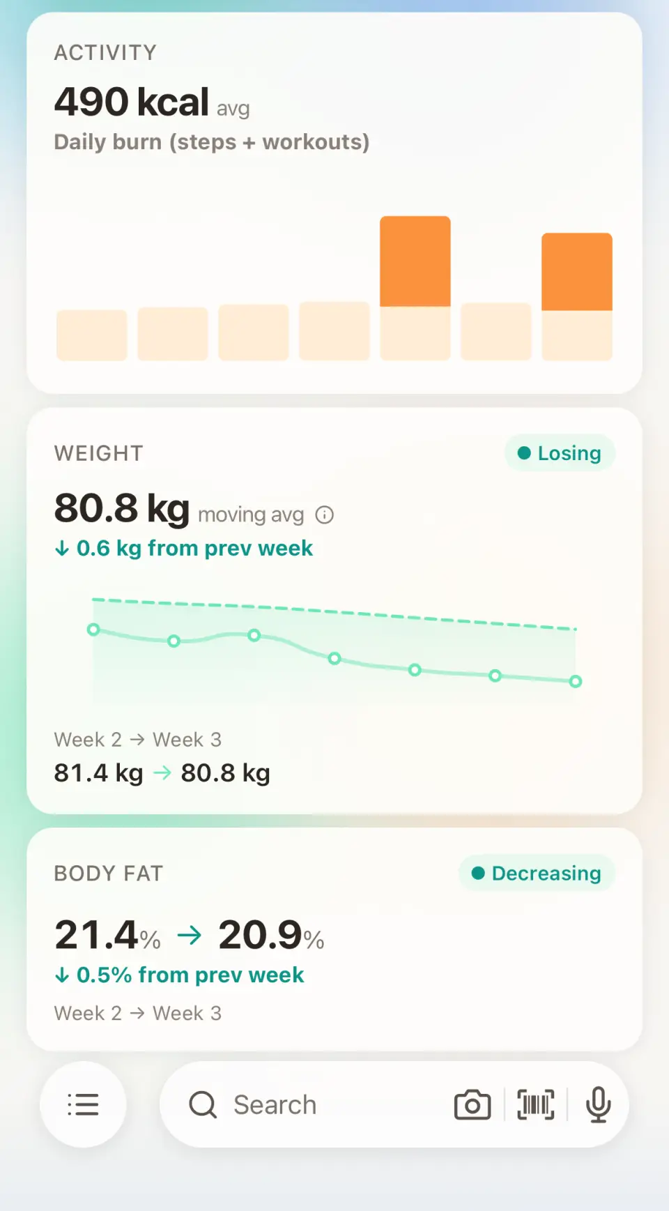 Deficit syncing steps and workouts from Apple Health